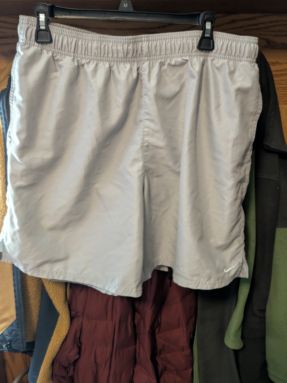 Nike Light Gray Men's Swim Trunks